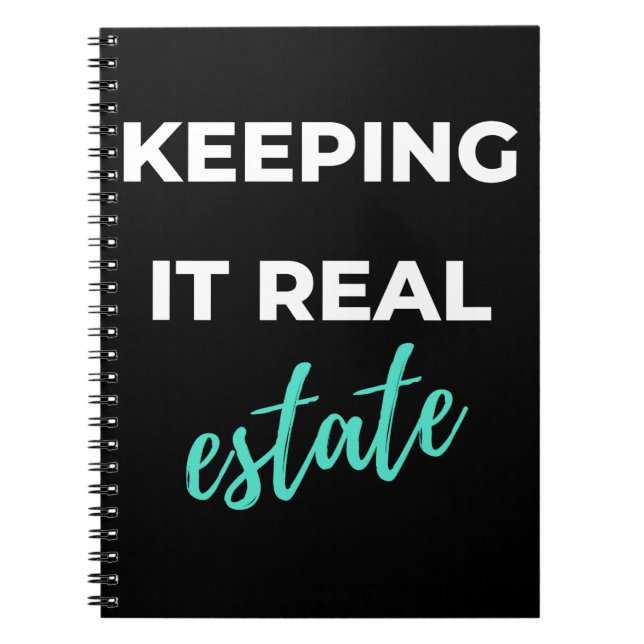 Keeping It Real Estate Notebook (Front)