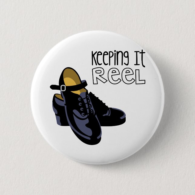 Keeping it Reel 2 Inch Round Button (Front)