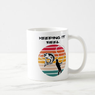 Keeping It Reel Fishy Fisherman Funny Fishing Love Coffee Mug