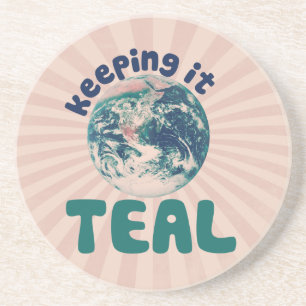Keeping it teal coaster