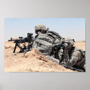 Keeping Watch in Iraq Poster