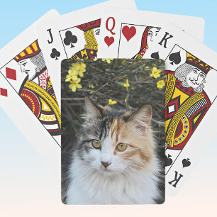 Keepsake Add Your Photo Excellent Quality Kitty Playing Cards