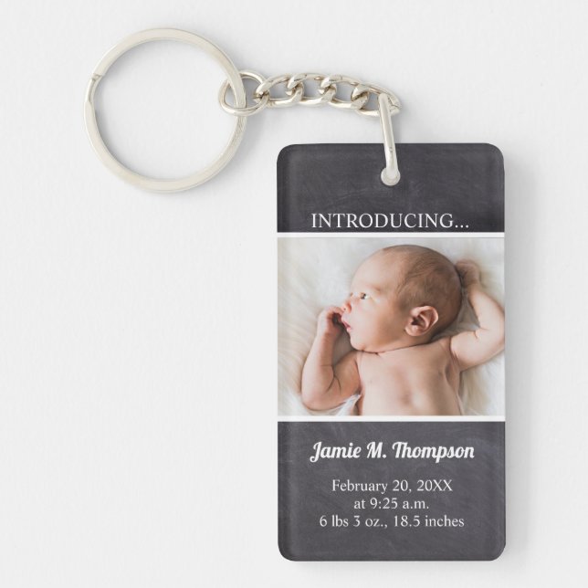 Keepsaké Baby Photo Introduction Baby Custom (Devant)