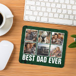 Keepsake Best Dad Ever Father's Day Photo Collage Mouse Pad<br><div class="desc">Message me if you need assistance or have any special requests.</div>