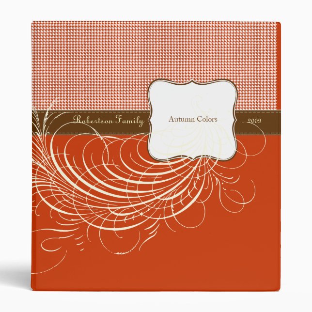 Keepsake Binder for Autumn (Front)