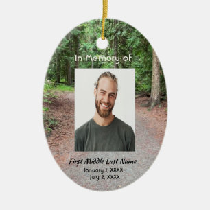 Keepsake Christian Beautiful Forest Trees Park, Ceramic Ornament