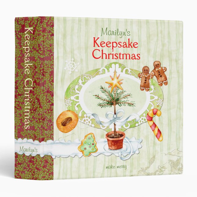 Keepsake Christmas Binder (Front/Spine)