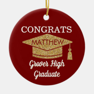 Keepsake! Congrats Any Graduate Ceramic Ornament