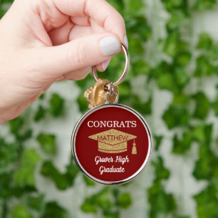 Keepsake! Congrats! Any Graduate  Keychain