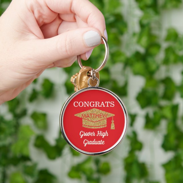 Keepsake! Congrats! Any Graduate  Keychain (Hand)