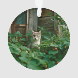 Keepsake Family Cat 2 Sided Photo Ornament