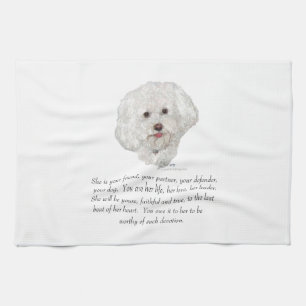 Keepsake, Female Dog Kitchen Towel