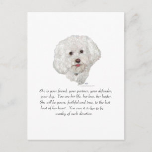 Keepsake, Female Dog Postcard