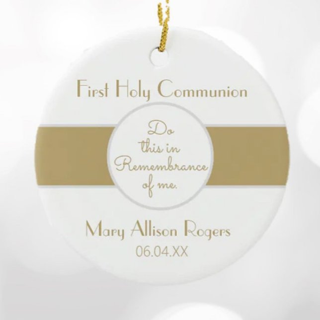 Keepsake First Communion Ornament (Creator Uploaded)