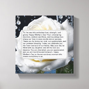 Keepsake For Mom Premium Wrapped Canvas (Gloss)