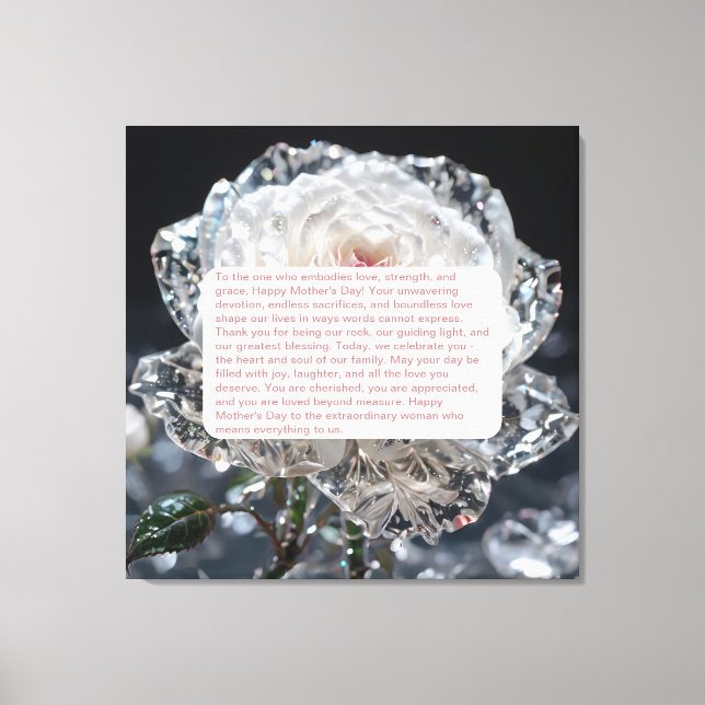 Keepsake For Mom Premium Wrapped Canvas (Gloss) (Front)