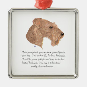 Keepsake, Male Dog Metal Ornament