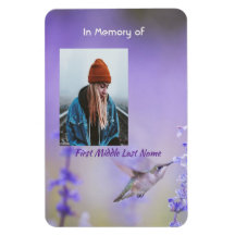 Keepsake Memorial Hummingbird Lavender Flowers