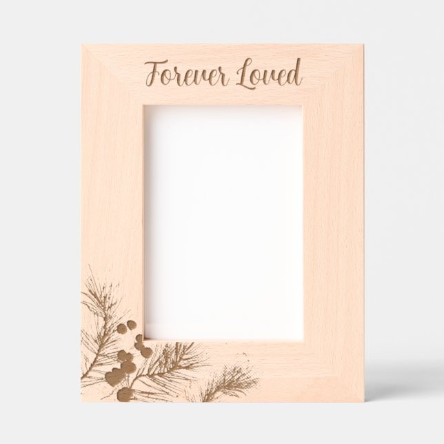 Keepsake Memorial Picture Frame Remembrance (Front)