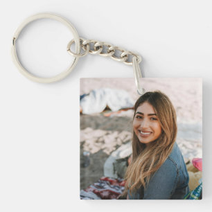 Keepsake Modern Graduate Photo Keychain