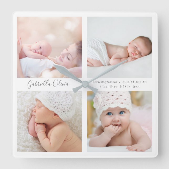 Keepsake Nursery Wall Clock (Front)