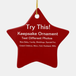 Keepsake Ornament Test Different Photos