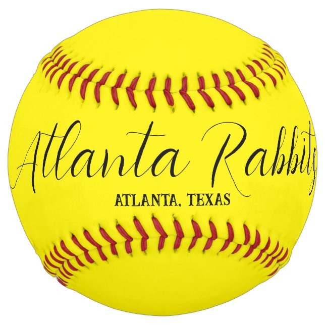Keepsake Personalized Softball (Front)