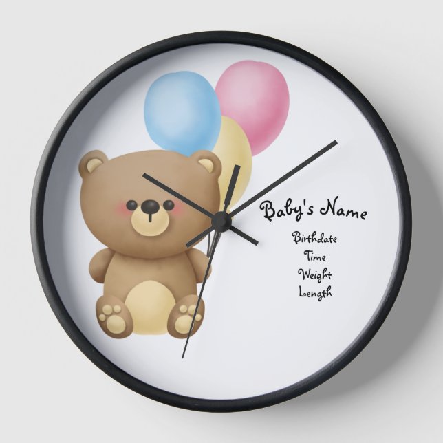 Keepsake Personalized Wall Clock (Front)