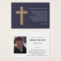 Keepsaké PHOTO Célébration de la vie funérailles c