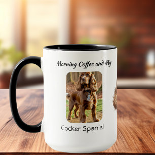 Keepsake Photo Cocker Spaniel Personalize Mug