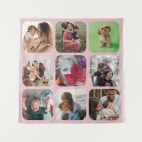 Keepsake Photo Collage square template round edges
