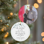 Keepsake Remembrance Memory Treasure Photo Ornament<br><div class="desc">Keepsake Remembrance Memory Treasure Photo Acrylic Ornament, a delightful little gem that sparkles with the warmth of cherished moments! This charming creation is a tangible emblem of our fondest memories, meticulously crafted to encapsulate the essence of joy and nostalgia. It's like having a tiny time capsule that you can hang...</div>
