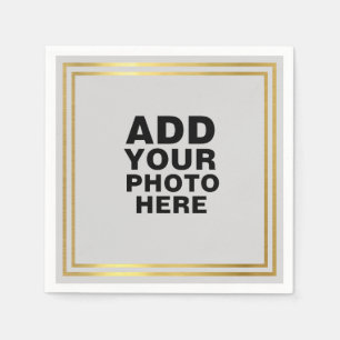 Keepsake Wedding Photo Napkin