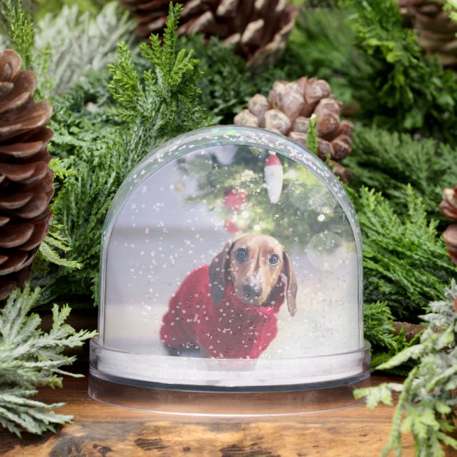 Keepsake Your Pet Dog Photo Sentimental Christmas  Snowglobe (Winter)