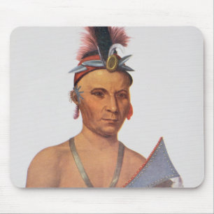Keesheswa or 'the Sun', a Fox Chief Mouse Pad