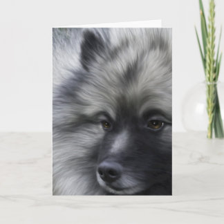 Keeshond any occasion greeting card
