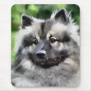 Keeshond Art Gifts Mouse Pad