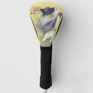 Keeshond Aspen Painting - Cute Original Dog Art Golf Head Cover