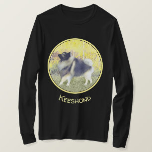 Keeshond Aspen Painting - Cute Original Dog Art T-Shirt
