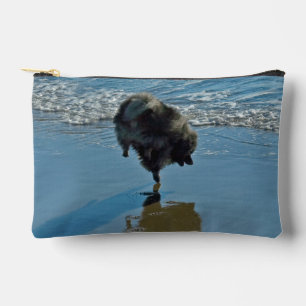 Keeshond Ballet Photograph Cute Original Dog Art Accessory Pouch