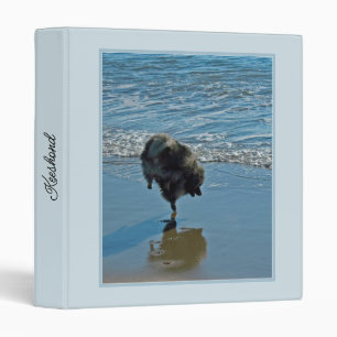 Keeshond Ballet Photograph - Cute Original Dog Art Binder