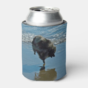 Keeshond Ballet Photograph - Cute Original Dog Art Can Cooler