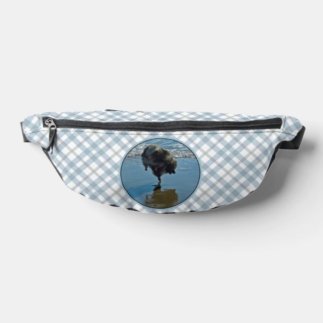 Keeshond Ballet Photograph Cute Original Dog Art Fanny Pack (Lay Down)
