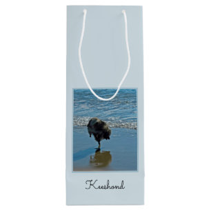 Keeshond Ballet Photograph - Cute Original Dog Art Wine Gift Bag