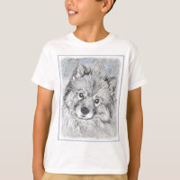 Keeshond Beth Painting - Cute Original Dog Art
