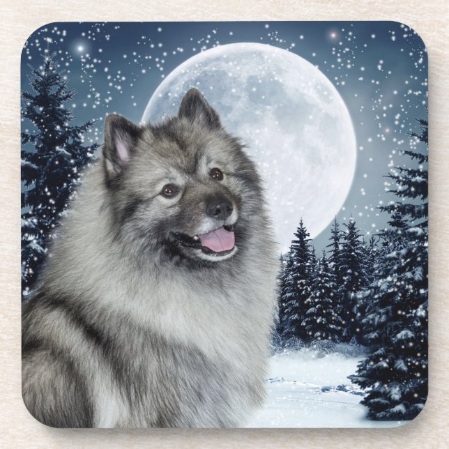 Keeshond Coasters (Front)