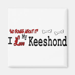 Keeshond Dog Gifts Magnet