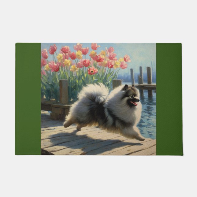 keeshond doormat (Front)