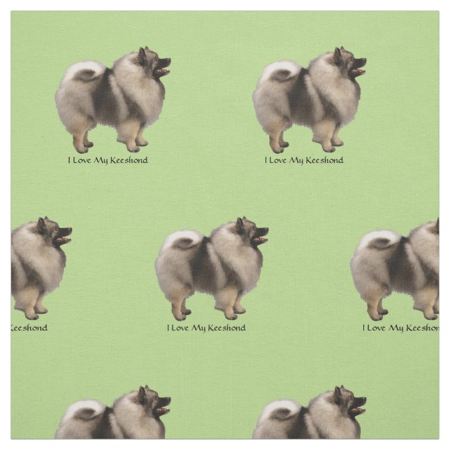 Keeshond Fabric (Swatch)