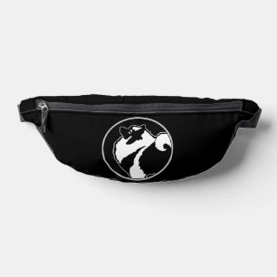 Keeshond Graphic Outline Cute Original Pet Dog Art Fanny Pack